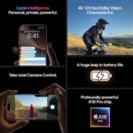 | Apple Iphone 16 Pro (256 GB) - Natural Titanium [Locked]. Requires Unlimited Plan. Apple Intelligence. - Image 7